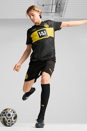 Borussia Dortmund 24/25 Authentic Away Jersey Men, PUMA Black-Faster Yellow, extralarge-GBR