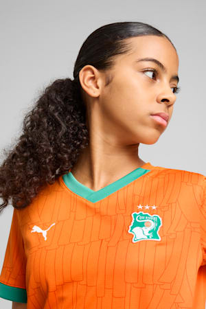 Ivory Coast 2025 Home Jersey Youth, Rickie Orange-Jade Frost, extralarge-GBR