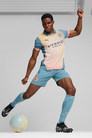 Manchester City 24/25 Authentic Fourth Jersey Men, Rosebay-Bold Blue, extralarge-GBR