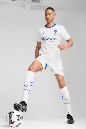 Al Hilal Saudi F.C. 24/25 Away Replica Jersey Men, PUMA White-Blue Intense, extralarge-GBR