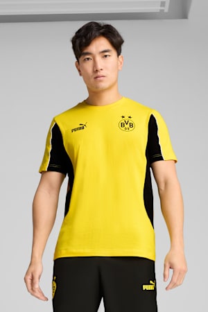 Borussia Dortmund ftblARCHIVE Tee Men, Faster Yellow-PUMA Black, extralarge-GBR