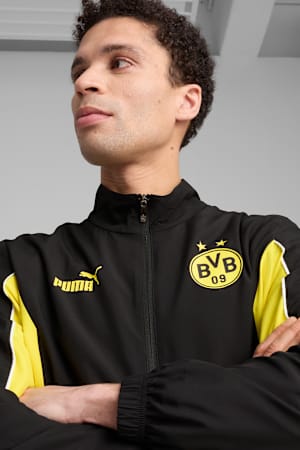 Borussia Dortmund ftblARCHIVE Jacket Men, PUMA Black-Faster Yellow, extralarge-GBR