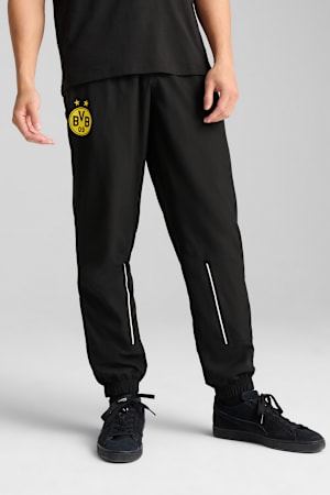 Borussia Dortmund ftblARCHIVE Pants Men, PUMA Black-Faster Yellow, extralarge-GBR