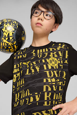 Borussia Dortmund 24/25 Pre-match Jersey Youth, PUMA Black-Faster Yellow, extralarge-GBR