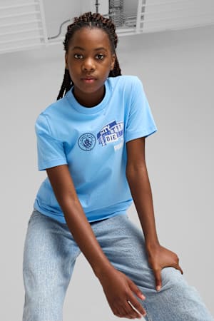 Manchester City ftblNRGY Tee Youth, Team Light Blue, extralarge-GBR