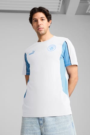 Manchester City ftblARCHIVE Tee Men, PUMA White-Team Light Blue, extralarge-GBR