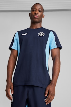 Manchester City ftblARCHIVE Tee Men, PUMA Navy-Team Light Blue, extralarge-GBR