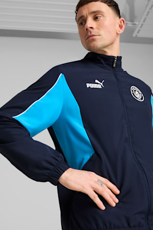 Manchester City ftblARCHIVE Jacket Men, PUMA Navy-Team Light Blue, extralarge-GBR