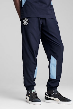 Manchester City ftblARCHIVE Pant Men, PUMA Navy-Team Light Blue, extralarge-GBR