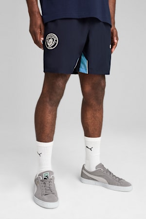 Manchester City ftblARCHIVE Shorts Men, PUMA Navy-Team Light Blue, extralarge-GBR