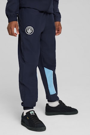 Manchester City ftblARCHIVE Pants Youth, PUMA Navy-Team Light Blue, extralarge-GBR