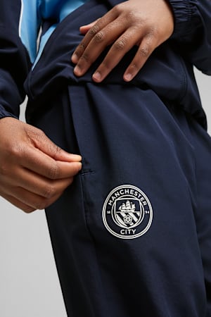 Manchester City ftblARCHIVE Pants Youth, PUMA Navy-Team Light Blue, extralarge-GBR