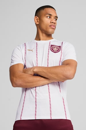 Manchester City Pre-match Jersey Men, PUMA White-Dark Jasper, extralarge-GBR