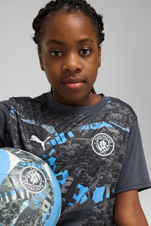 Manchester City Pre-match Jersey Youth, Strong Gray-Cool Light Gray, extralarge-GBR