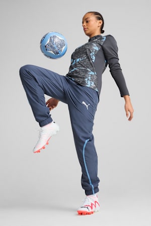 Manchester City Pre-match 1/4 Zip Top Women, Strong Gray-Cool Light Gray, extralarge-GBR