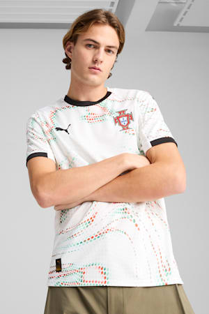 Portugal 2025 Away Jersey Men, PUMA White-PUMA Black, extralarge-GBR
