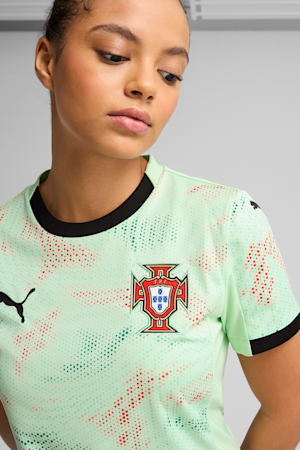 Portugal Women's Team 2025 Away Jersey Women, Fresh Mint-PUMA Black, extralarge-GBR