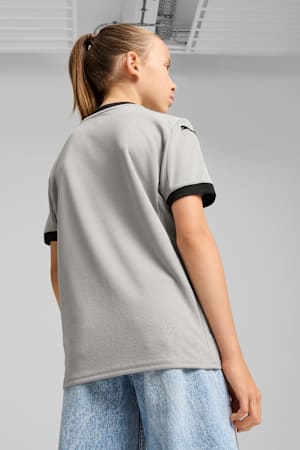 Portugal 2025 Short Sleeves Goalkeeper Jersey Youth, Smokey Gray-PUMA Black, extralarge-GBR