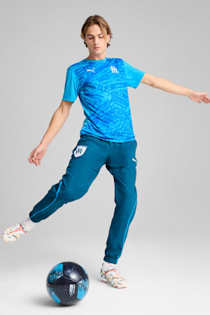 Olympique de Marseille Pre-match Jersey Men, Bleu Azur-Frosted Dew, extralarge-GBR