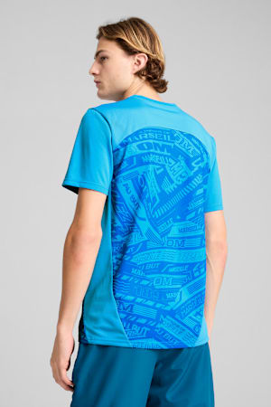 Olympique de Marseille Pre-match Jersey Men, Bleu Azur-Frosted Dew, extralarge-GBR