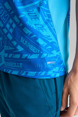 Olympique de Marseille Pre-match Jersey Men, Bleu Azur-Frosted Dew, extralarge-GBR