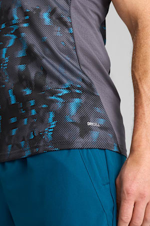 Olympique de Marseille Pre-match Jersey Men, Galactic Gray-Puma Team Gold, extralarge-GBR