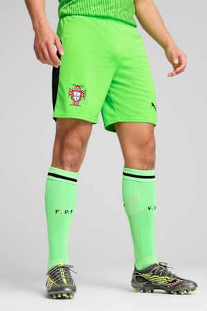 Portugal 2025 Goalkeeper Shorts Men, Fluro Green Pes-PUMA Black, extralarge-GBR