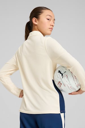 Portugal Quarter-Zip Training Top Youth, Sugared Almond-Persian Blue, extralarge-GBR