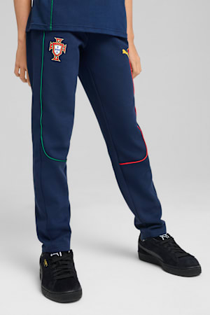 Portugal Casuals Pants Youth, Persian Blue-Sunny Yellow, extralarge-GBR