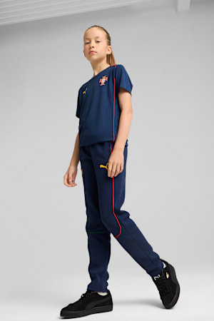 Portugal Casuals Pants Youth, Persian Blue-Sunny Yellow, extralarge-GBR