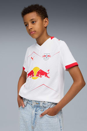 RB Leipzig 25/26 Home Jersey Youth, PUMA White-For All Time Red, extralarge-GBR