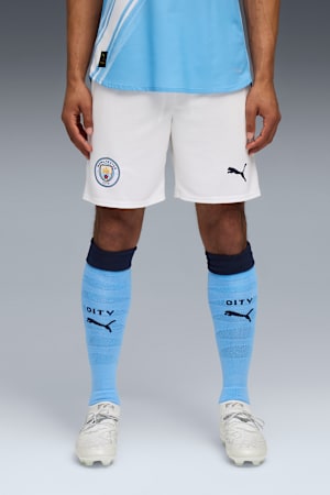 Manchester City 25/26 Shorts Men, PUMA White-Team Light Blue, extralarge-GBR