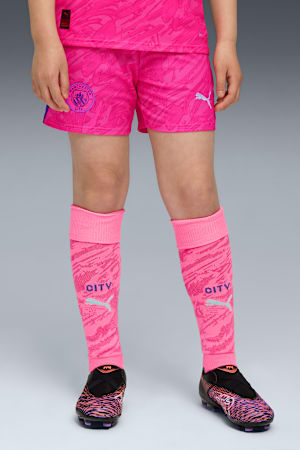 Manchester City 25/26 Goalkeeper Shorts Youth, Fluro Pink Pes-Aquatic, extralarge-GBR