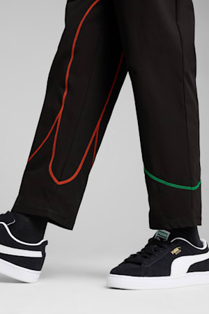 Morocco ftblStatement Track Pants Men, PUMA Black-PUMA Red-Archive Green, extralarge-GBR