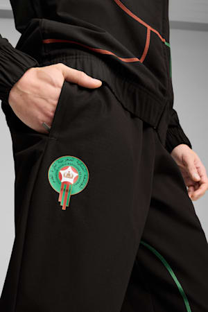 Morocco ftblStatement Track Pants Men, PUMA Black-PUMA Red-Archive Green, extralarge-GBR