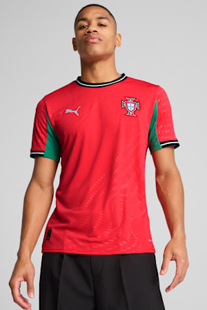 Portugal Women's Team 2025 Home Jersey Men, Pure Red-Fresh Mint, extralarge-GBR