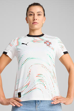Portugal 2025 Away Jersey Women, PUMA White-PUMA Black, extralarge-GBR