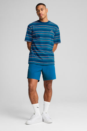 Manchester City MMQ Striped Tee Men, Sailing Blue-Tropical Blue, extralarge-GBR