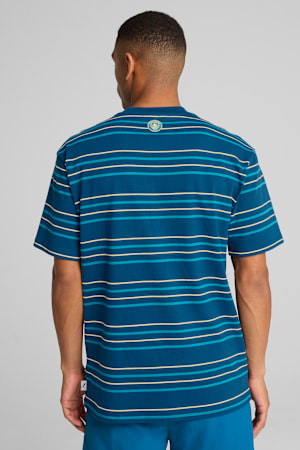 Manchester City MMQ Striped Tee Men, Sailing Blue-Tropical Blue, extralarge-GBR