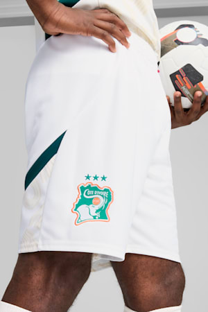 Ivory Coast 2025 Shorts Men, PUMA White-Dark Myrtle, extralarge-GBR