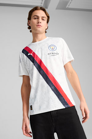 KIDSUPER x MANCHESTER CITY Jersey Men, PUMA White-PUMA Black, extralarge-GBR