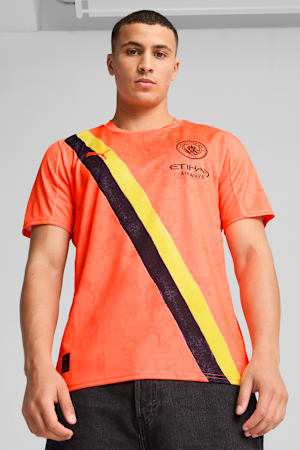 KIDSUPER x MANCHESTER CITY Jersey Men, Neon Sun-PUMA Black, extralarge-GBR