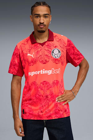 KIDSUPER x SE PALMEIRAS Jersey Men, Glowing Red-Dark Crimson, extralarge-GBR