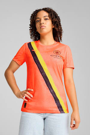 KIDSUPER x MANCHESTER CITY Jersey Women, Neon Sun-PUMA Black, extralarge-GBR
