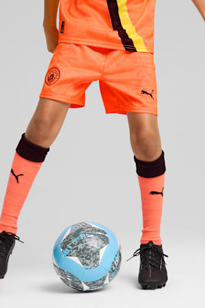 KIDSUPER x MANCHESTER CITY Shorts Youth, Neon Sun-PUMA Black, extralarge-GBR