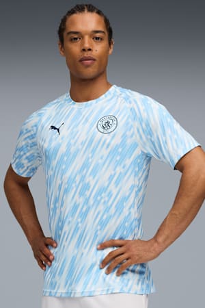 Manchester City Pre-match Jersey Men, Silver Sky, extralarge-GBR