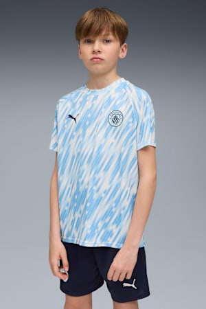 Manchester City Pre-match Jersey Youth, Silver Sky, extralarge-GBR