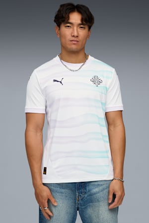 Iceland Women's Team 2025 Away Jersey Men, PUMA White-New Navy, extralarge-GBR