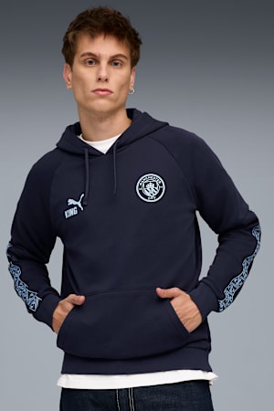 Manchester City KING Hoodie Men, Deep Navy-Team Light Blue, extralarge-GBR