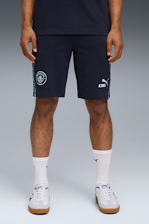 Manchester City KING Sweat Shorts Men, Deep Navy-Team Light Blue, extralarge-GBR